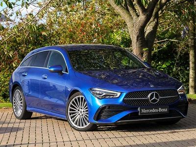 Blue Used 2024 Mercedes CLA220 AMG Line Premium Sedan | £28,798 (Fair price)