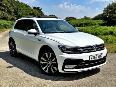 Used VW Tiguan R-line 150 HP (110 kW) 2017 White SUV