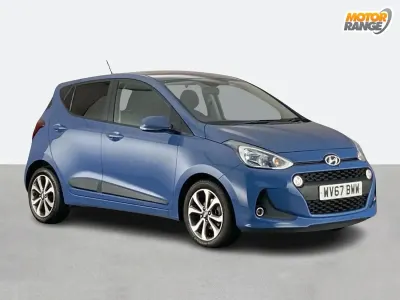 Used Hyundai i10 Premium SE 87 HP (63 kW) 2017 Blue Hatchback
