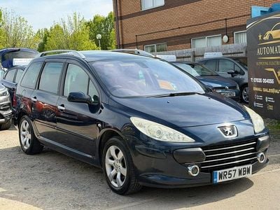 Used Peugeot 307 109 HP (80 kW) 2007 Blue Estate