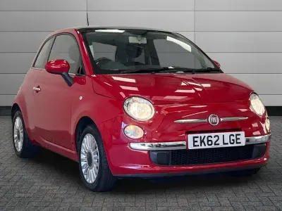 Used Fiat 500 Lounge 69 HP (50 kW) 2012 Red Hatchback