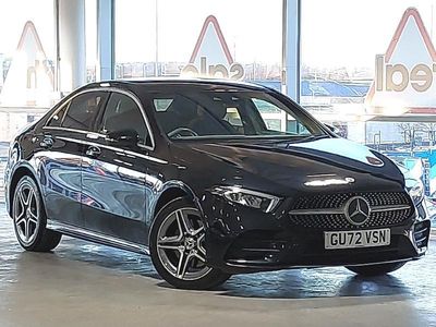 Black Used 2022 Mercedes A250 AMG Line Premium Sedan | £21,298 (Fair price)