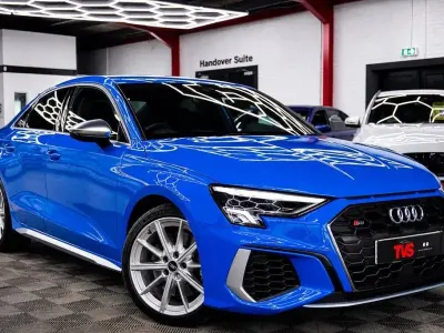 Used Audi S3 Exclusive 310 HP (228 kW) 2021 Blue Sedan