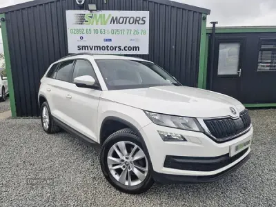 Used Skoda Kodiaq SE Technology 150 HP (110 kW) 2019 White SUV