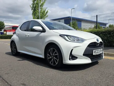 Used Toyota Yaris Design 2022 White Hatchback