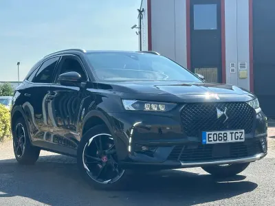 Used DS Automobiles DS7 Crossback Performance 130 HP (95 kW) 2018 Black SUV
