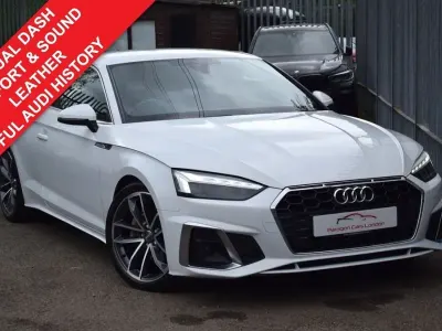 Używany Audi A5 S-Line 204 KM (150 kW) 2020 Biały Coupe