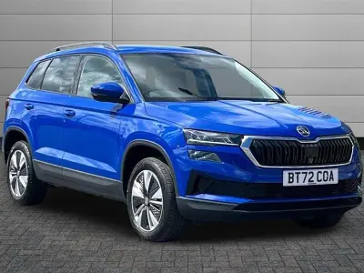 Used Skoda Karoq SE Drive 110 HP (80 kW) 2022 Blue SUV