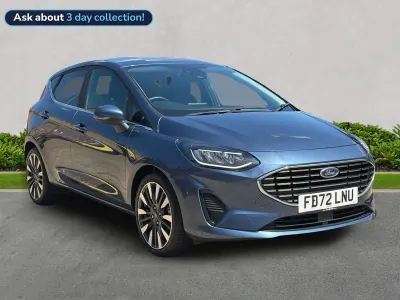 Used Ford Fiesta Titanium X 125 HP (91 kW) 2022 Blue Hatchback