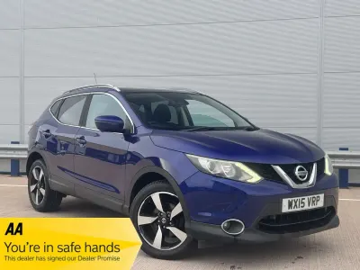 Used Nissan Qashqai N-TEC 110 HP (80 kW) 2015 Blue SUV