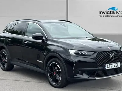 Used DS Automobiles DS7 Crossback Performance Line Plus 130 HP (95 kW) 2021 Black SUV