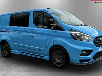 Used Ford Transit Custom Limited 185 HP (136 kW) 2021 Blue Van