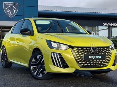 Yellow Used 2024 Peugeot e-208 Style Hatchback | £13,495 (Good price)