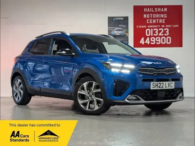 Used Kia Stonic GT-Line 118 HP (86 kW) 2022 Blue SUV