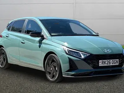 Used Hyundai i20 Blackline 90 HP (66 kW) 2026 Green Hatchback