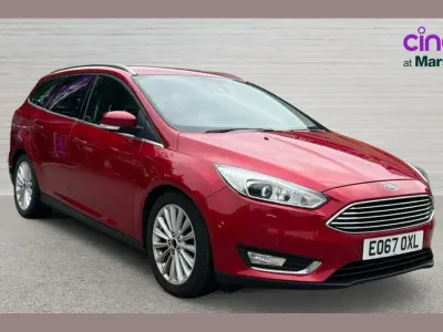 Used Ford Focus Titanium X 117 HP (86 kW) 2017 Red Estate