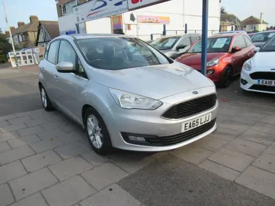 Used Ford C-MAX Zetec 125 HP (91 kW) 2015 Silver MPV