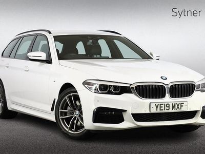 White Used 2019 BMW 520 M Sport Estate | £22,500 (A bit pricey)