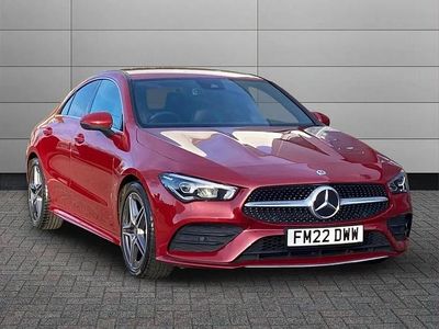 Used Mercedes CLA200 AMG line 161 HP (118 kW) 2022 Red Coupe