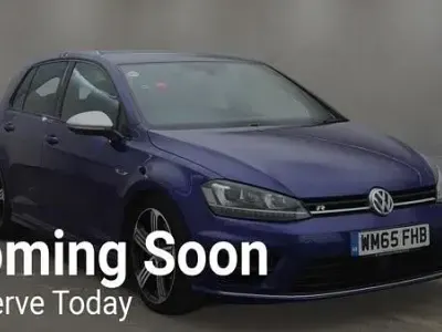 Used VW Golf VII R 2016 Blue Hatchback