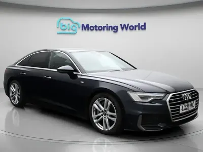 Begagnad Audi A6 S-Line 299 HK (219 kW) 2021 Blå Sedan