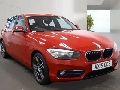 Używany BMW 118 Sport Line 2015 Czerwony Hatchback