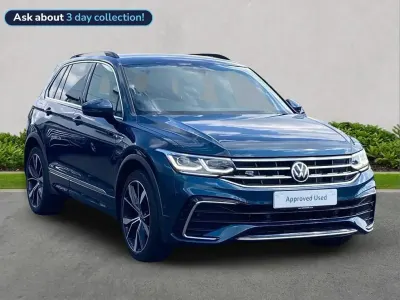 Used VW Tiguan R-line 150 HP (110 kW) 2021 Blue SUV