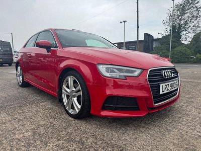 Used Audi A3 S-Line 110 HP (80 kW) 2017 Misano red Hatchback