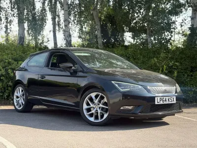 Used Seat Leon Ecomotive 110 HP (80 kW) 2015 Black Hatchback