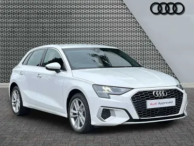 Used Audi A3 Sport 150 HP (110 kW) 2024 White Hatchback