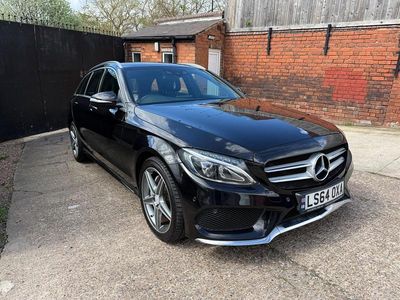 Used Mercedes C220 AMG line 170 HP (125 kW) 2014 Black Estate