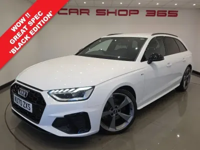 Used Audi A4 Black Edition 190 HP (139 kW) 2020 White Estate