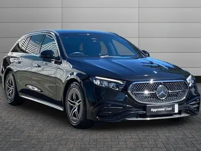 Used Mercedes E200 AMG line 223 HP (164 kW) 2025 Black Estate