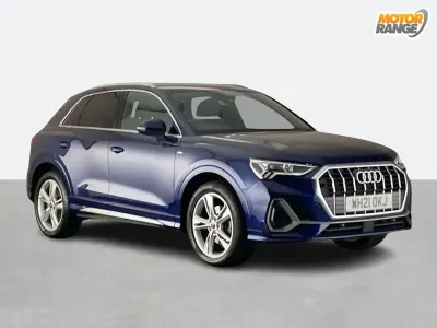 Used Audi Q3 S-Line 150 HP (110 kW) 2021 Blue SUV