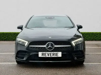 Used Mercedes A250 AMG line 224 HP (164 kW) 2019 Black Hatchback