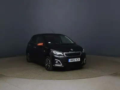 Used Peugeot 108 Roland Garros 82 HP (60 kW) 2015 Black Cabriolet