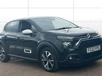 Used Citroën C3 PureTech 110 HP (80 kW) 2022 Black Hatchback