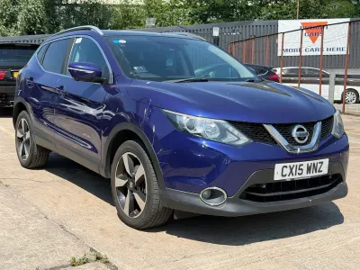 Used Nissan Qashqai N-TEC 110 HP (80 kW) 2015 Blue SUV