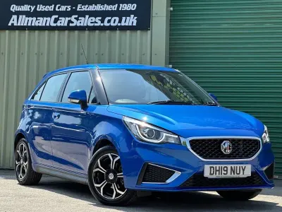 Used MG MG3 Exclusive 106 HP (77 kW) 2019 Blue Hatchback