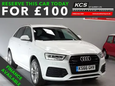 Used Audi Q3 S-line plus 180 HP (132 kW) 2016 White SUV