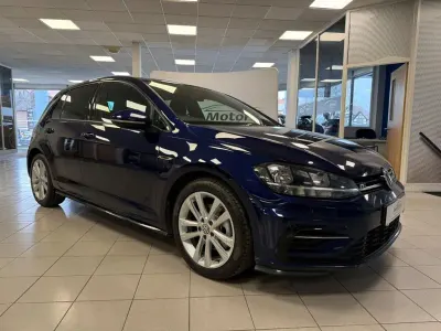 Used VW Golf VII R-line 150 HP (110 kW) 2020 Blue Hatchback