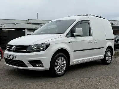 Used VW Caddy Highline 102 HP (75 kW) 2018 White MPV