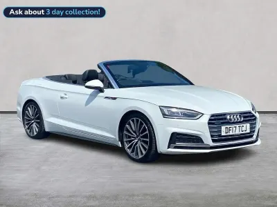 Used Audi A5 Cabriolet S-Line 2017 White Cabriolet