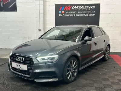 Used Audi A3 Black Edition 184 HP (135 kW) 2018 Grey Sedan