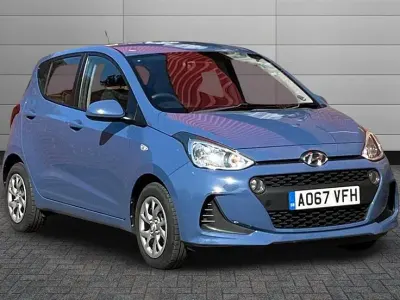 Usado Hyundai i10 SE 66 HP (48 kW) 2017 Azul Citadino