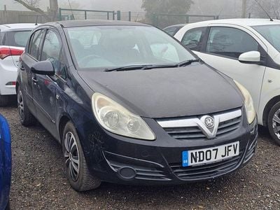 Used Vauxhall Corsa Club 2007 Black Hatchback