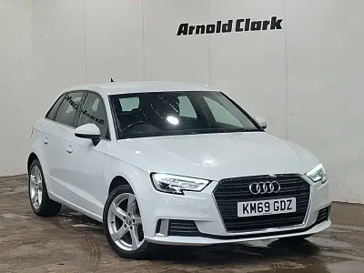 Used Audi A3 Sport 116 HP (85 kW) 2019 White Sedan