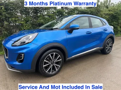 Used Ford Puma Titanium 125 HP (91 kW) 2021 Blue SUV