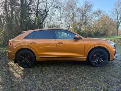 Orange Used 2019 Audi Q8 S-Line SUV | £30,995 (Fair price)