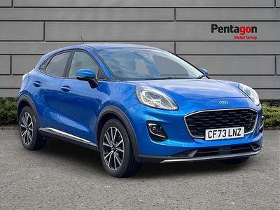 Used Ford Puma Titanium 123 HP (90 kW) 2023 Blue SUV